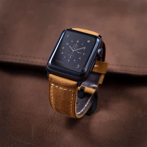 apple iwatch leather band|real leather apple watch bands.